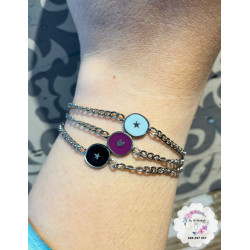 PULSERA CHAPA PLATEADA