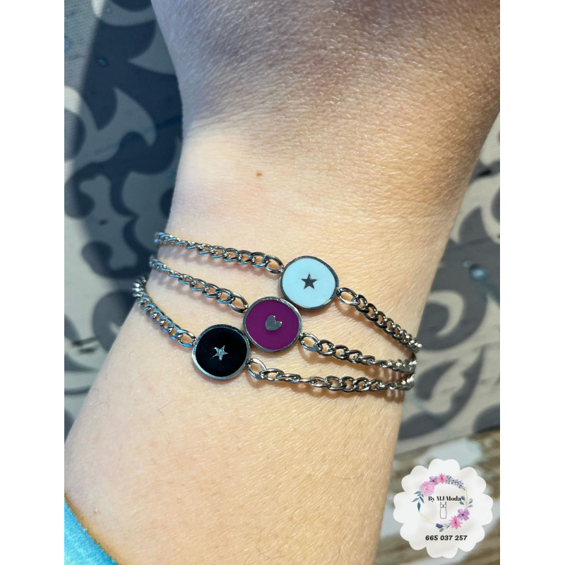PULSERA CHAPA PLATEADA PULSERA CHAPA PLATEADA