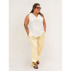 Pantalón Cuadro Vichy | Talla Única hasta 52 | By Mj – Moda Curvi