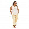 pantalon vichy amarillo