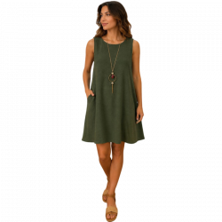 vestido verano crepe