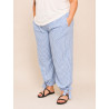 pantalon vichy azul verano
