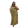 vestido rayas curvy
