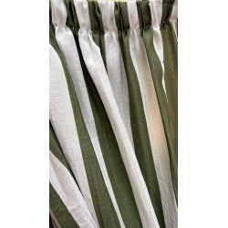 vestido rayas verde