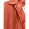vestido lino coral