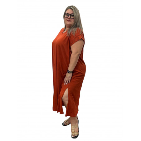 Vestido curvy algodon