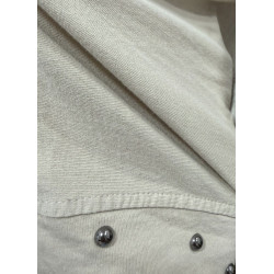 Vestido beige talla grande