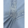 Lencera manga corta curvy azul
