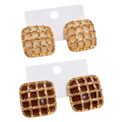 Pendientes Cubo