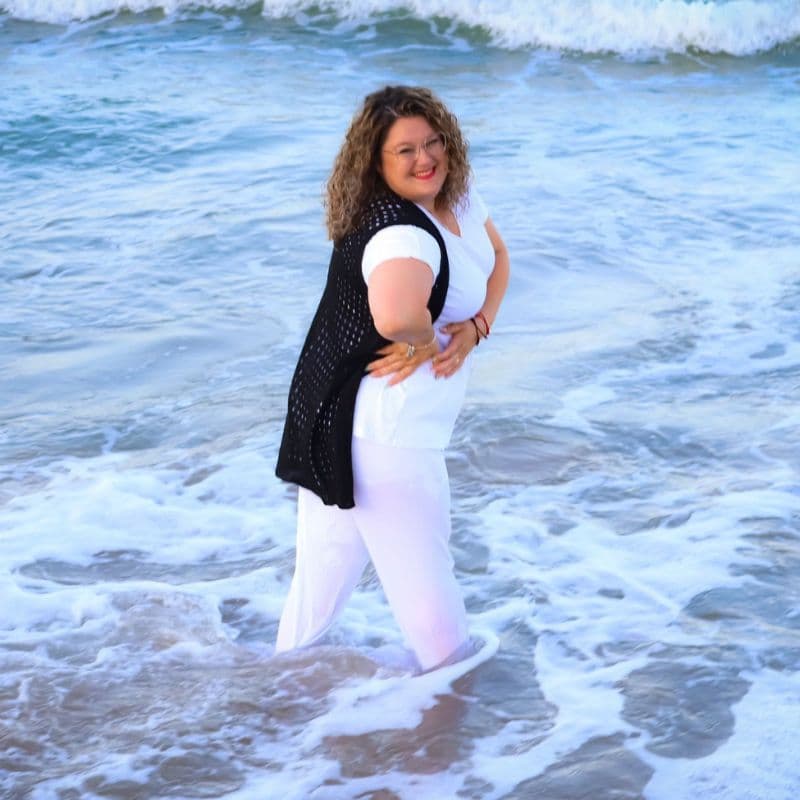 Conjunto de Lino con Pantalón de Pata Ancha + Rebeca Calada