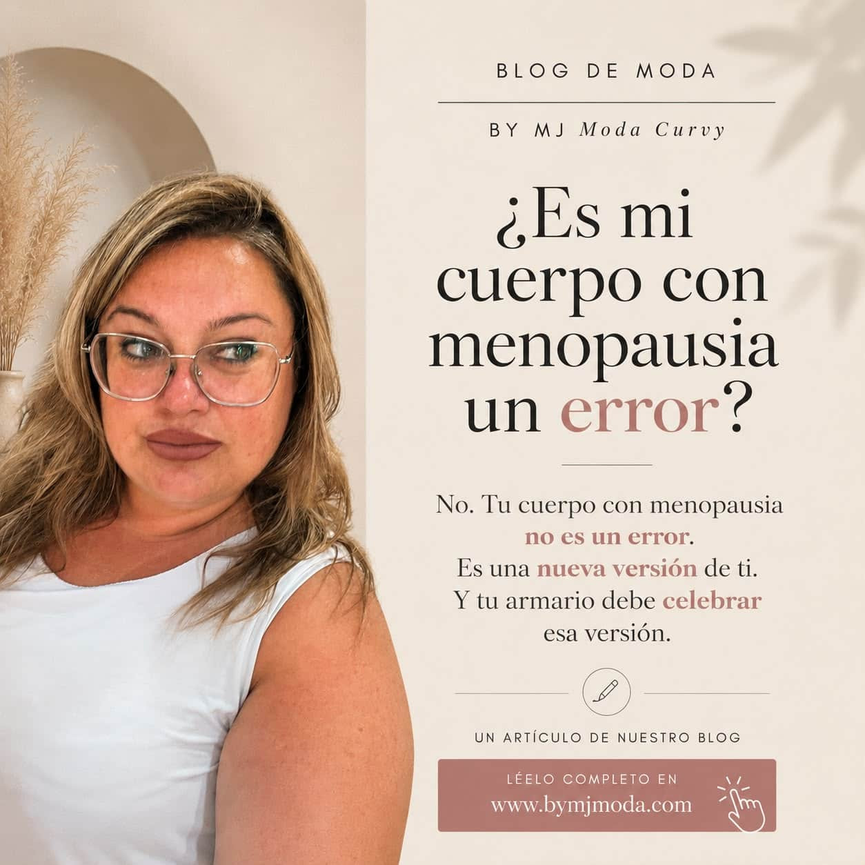 ¿ Es mi cuerpo con menopausia un error?